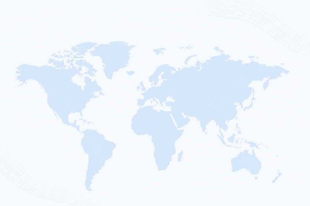 World Map Global Reach Background